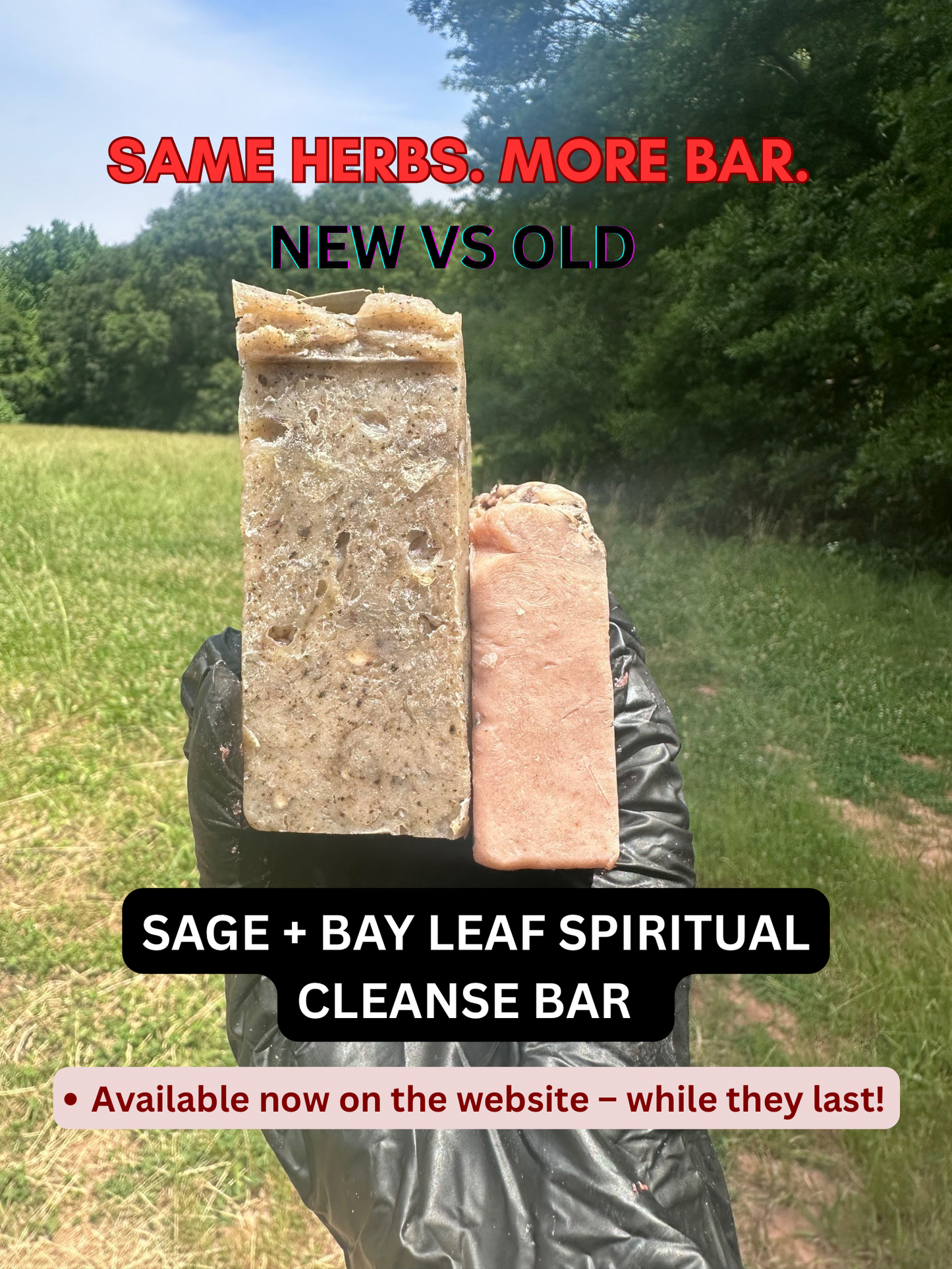 Bay Leaves + Sage Aura Cleanse Bar