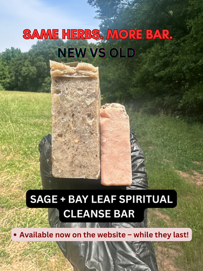 Bay Leaves + Sage Aura Cleanse Bar