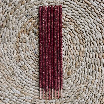 Rose Petal | 8 Sacred Natural Incense Sticks |
