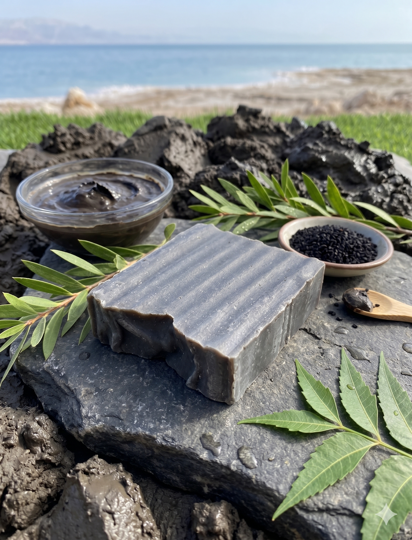 Dead Sea Mud + Activated Charcoal detox soap
