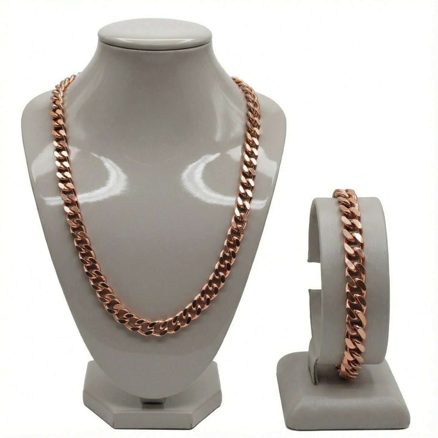 Pure Handcrafted Heavy .999 Copper Cuban Link
