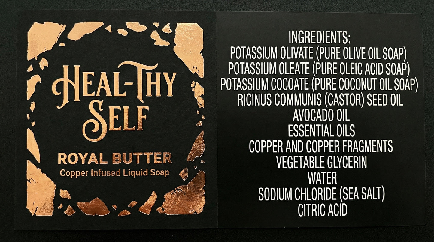 Heal-Thy Self Copper Infused Antibacterial Body Wash/Soap